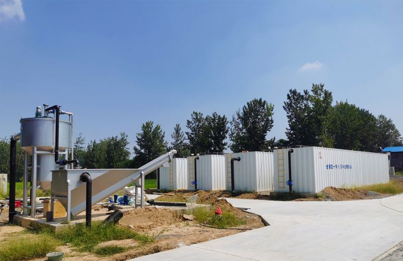 邏崗污水處理廠與柳河南污水處理廠同時完成設備安裝  進入調試階段